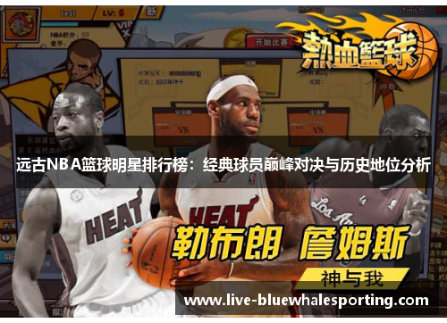 远古NBA篮球明星排行榜：经典球员巅峰对决与历史地位分析